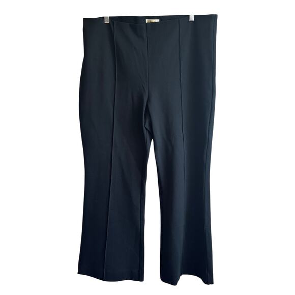 Maeve by Anthropologie The Margot Kick Flare Cropped Pants Black XL - Picture 2 of 9